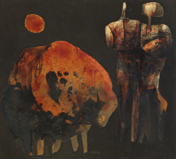 Rudolf Krivoš – Ľudia s býkom 