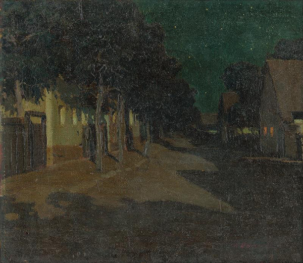 Vincent Bánsághi – Early Evening Village 