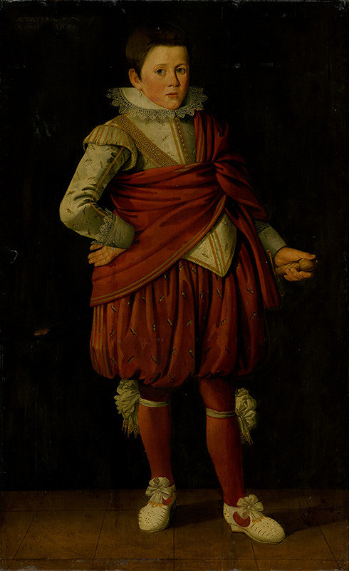 Holandský maliar z 1. polovice 17. storočia – Portrait of a Standing Young Nobleman 