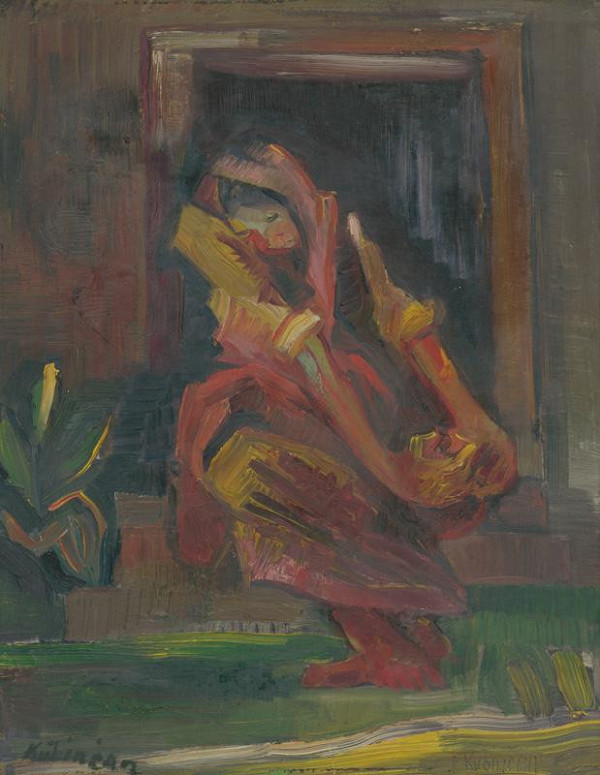 Arnold Peter Weisz-Kubínčan – Sediaca žena 