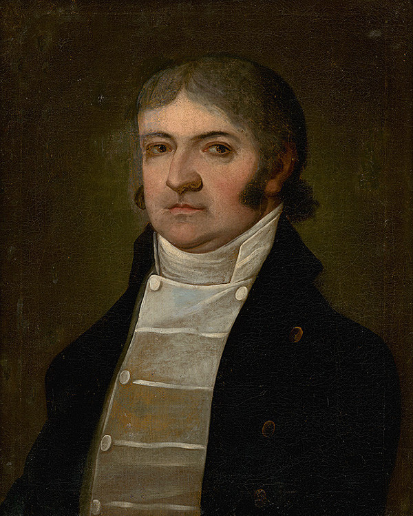 Východoslovenský maliar – Portrait of a Man in a White Waistcoat 