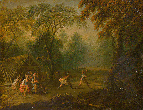 Francúzsky maliar, Západoeurópsky maliar zo začiatku 18. storočia – Súboj