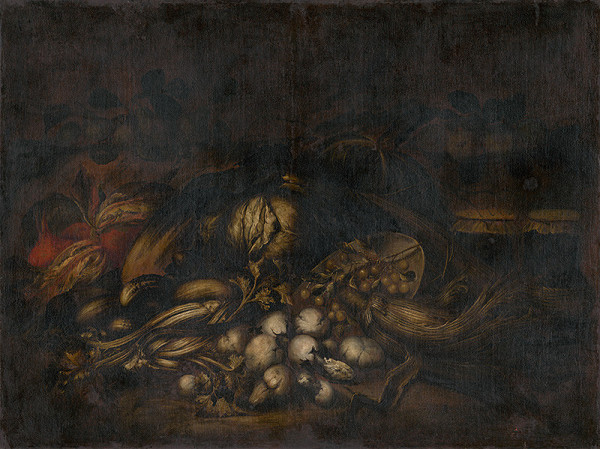 Taliansky maliar z 2. polovice 17. storočia – Still Life with Vegetables 