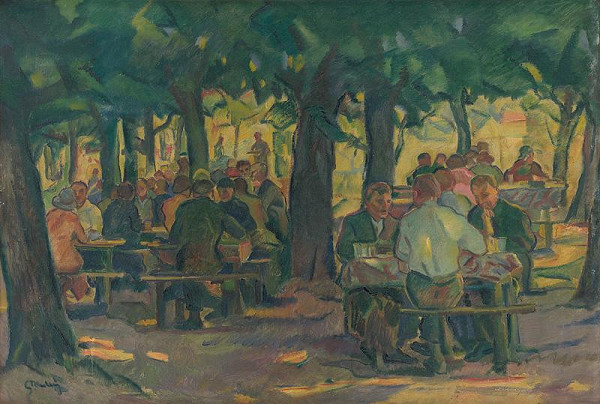 Gustáv Mallý – Rest beneath the Trees 