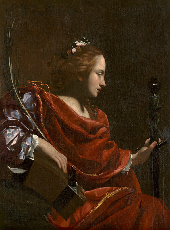 Simon Vouet – Svätá Katarína 