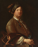 Ján Kupecký, Nemecký maliar z polovice 19. storočia – Podobizeň blahobytného mešťana (Johann Melchior Dinglinger ?) 