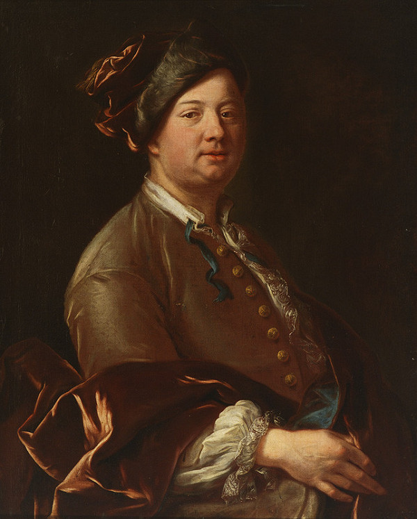 Ján Kupecký, Nemecký maliar z polovice 19. storočia – Podobizeň blahobytného mešťana (Johann Melchior Dinglinger ?)