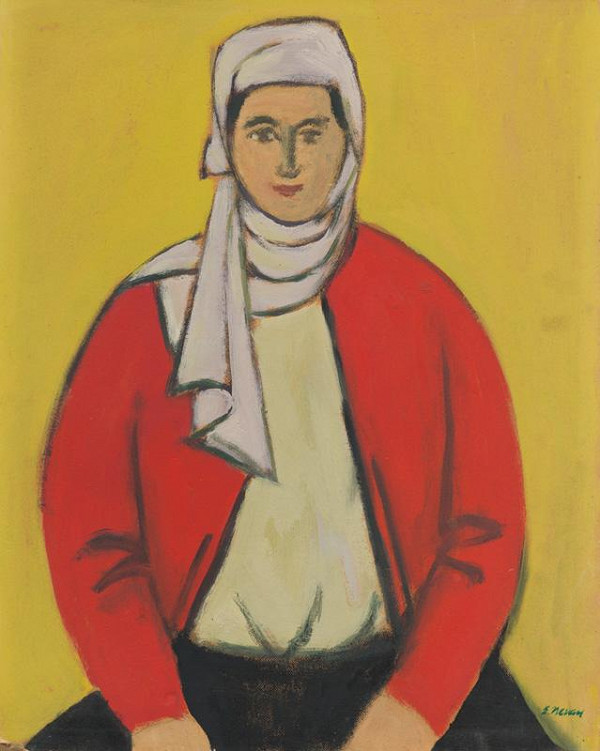 Eugen Nevan – Žena v šatke 