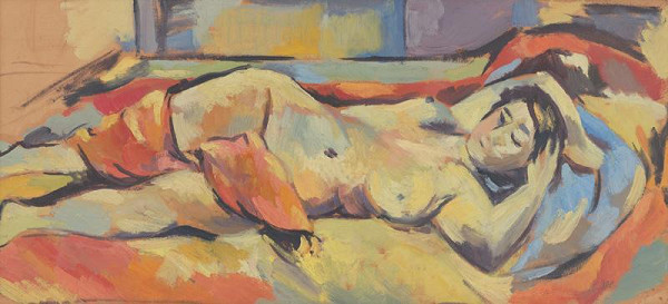 Eugen Nevan – Ležiaci akt 