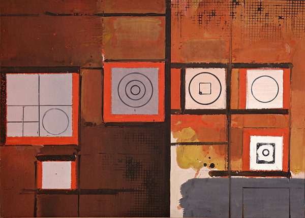 Alojz Klimo – Štvorce a kruhy III. 