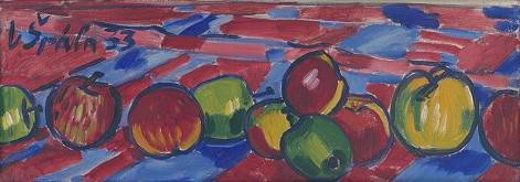 Václav Špála – Still Life with Apples 