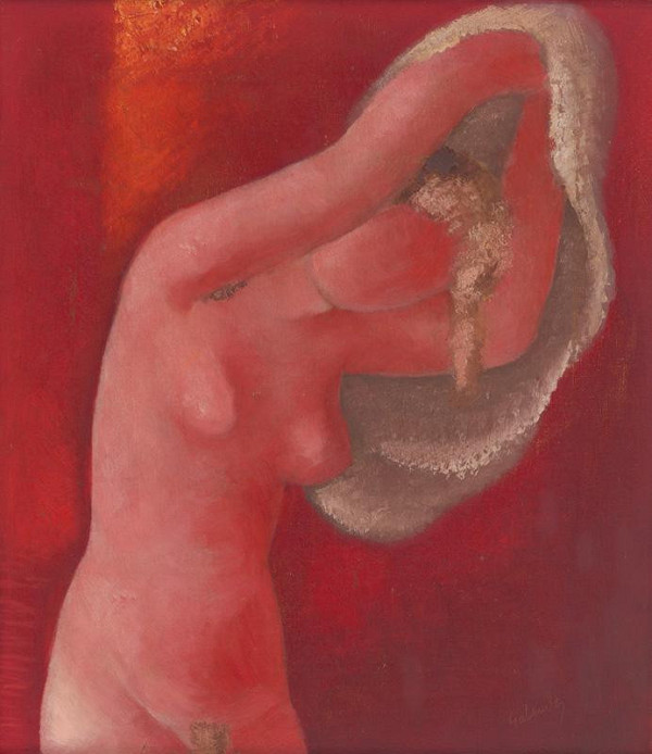 Mikuláš Galanda – Woman Undressing 