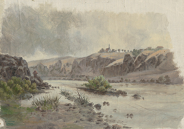 Jan Novopacký – Kostol na svahu nad riekou 