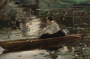 Josef Schusser – Lady in a Boat 