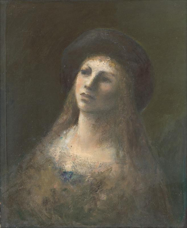 Ján Mudroch – Žena s čiernym klobúkom