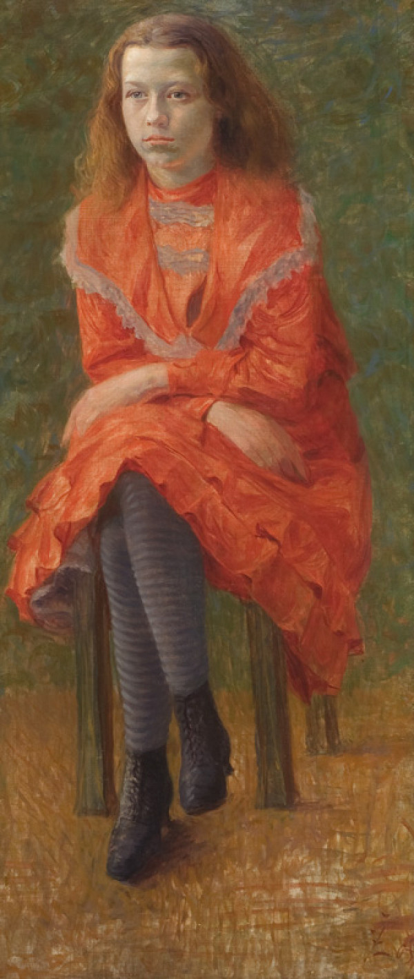 Ivan Žabota – Sediace dievča 