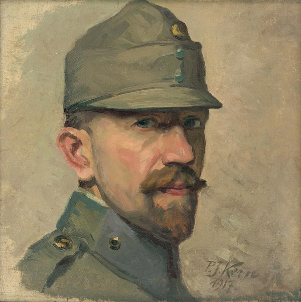Peter Július Kern – Autoportrét 