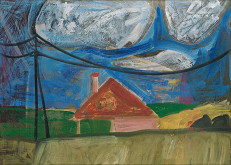 Ervín Semian – Landscape with a House 