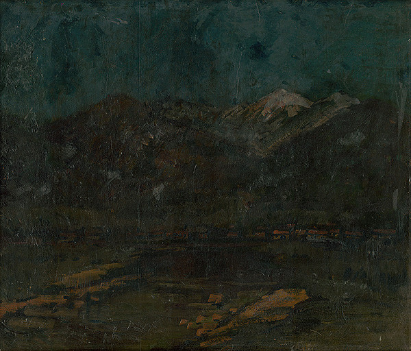 Ferdinand Katona – View of the High Tatras 