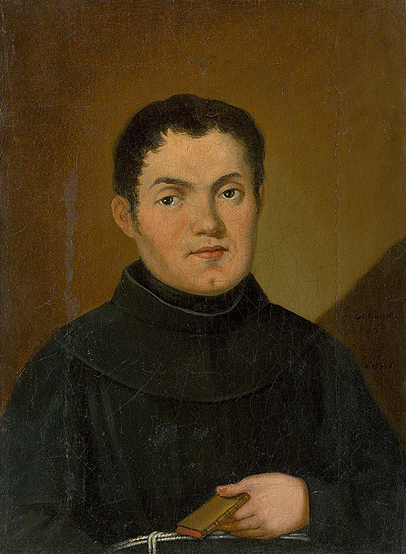 Stredoeurópsky maliar z 19. storočia – Portrait of a Monk 