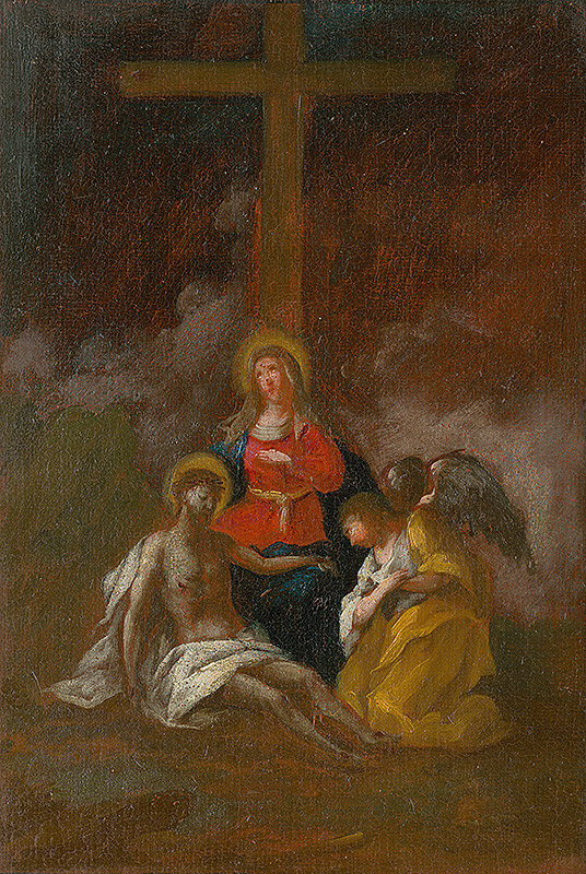 Štefan Schaller, Slovenský maliar z 3. tretiny 18. storočia – Ježiša skladajú z kríža. Štúdia ku Krížovej ceste XIII. 