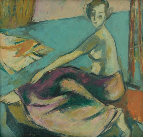 Eugen Nevan – Odpočívajúca tanečnica 