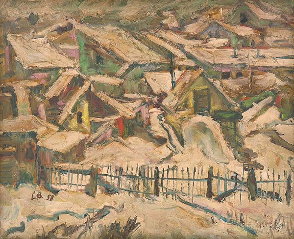 Ľudovít Bránsky – Krajina v zime 