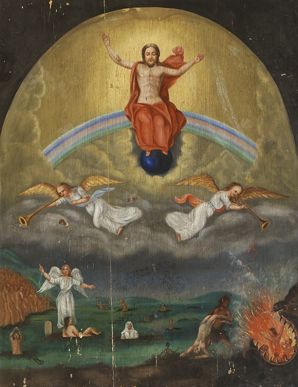 Slovenský maliar a rezbár z 1. polovice 17. storočia, Neznámy autor – Epitaf s obrazmi Posledného súdu a Ukrižovania 