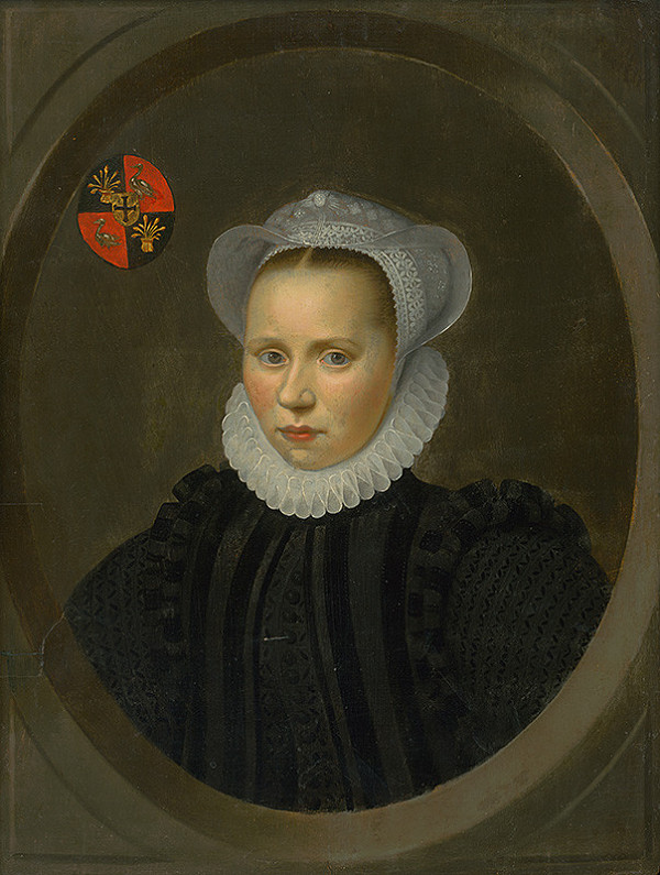 Nemecký maliar, Holandský maliar z 1. polovice 17. storočia – Portrait of a Girl in a Bonnet 