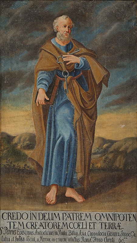 Slovenský maliar zo začiatku 19. storočia – Svätý Peter 