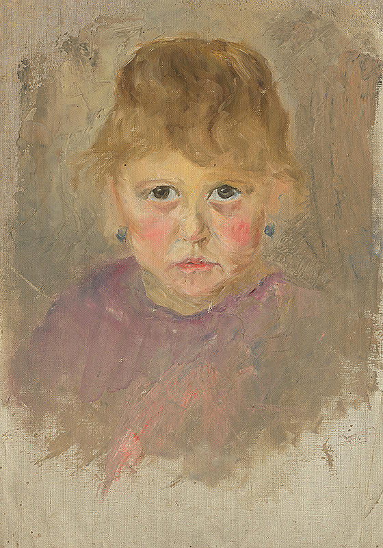 Aurel Ballo – Štúdia ženskej hlavy 