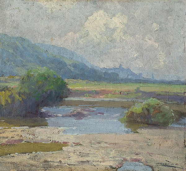 Ľudovít Čordák – Summer Landscape from Košice 
