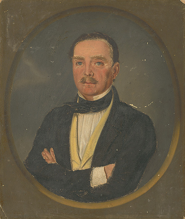 Anton Springer st. – Portrait of a Man from 1863 