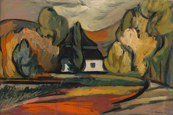 Eugen Nevan – Krajina s chalupou 