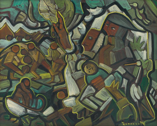 Anton Jasusch – Dedinský motív 