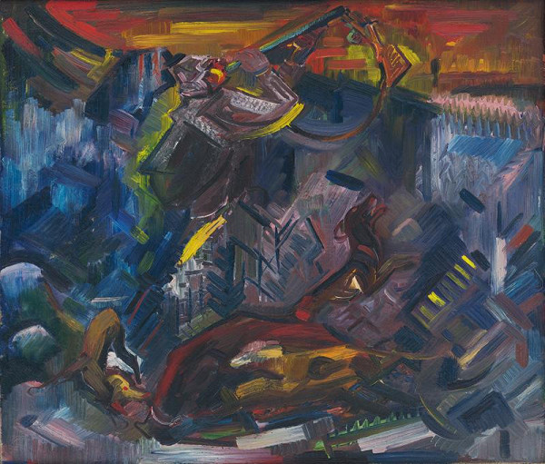 Arnold Peter Weisz-Kubínčan – Hunter with his Prey 