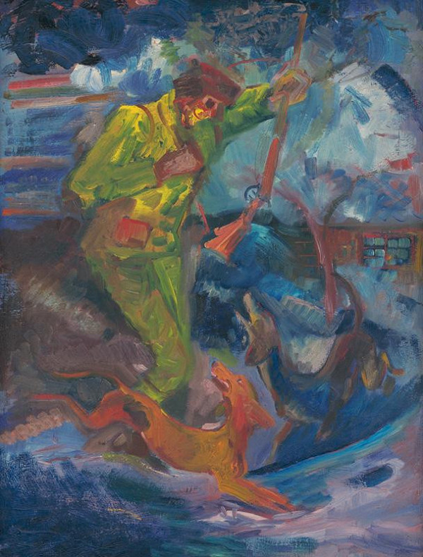 Arnold Peter Weisz-Kubínčan – Poľovník so psami 