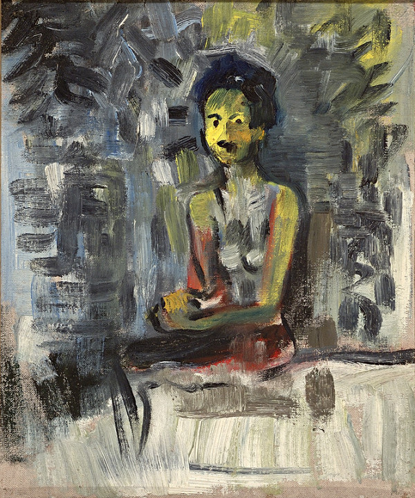 Arnold Peter Weisz-Kubínčan – Sediaca žena 