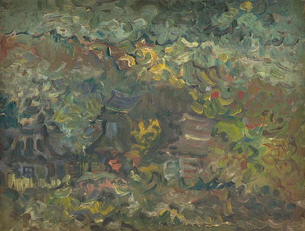 Arnold Peter Weisz-Kubínčan – Little Houses by the Forest 