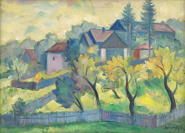 Eugen Lehotský – Krajina z Ružomberka 