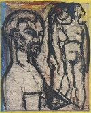 Július Szabó – Autoportrét so ženami 