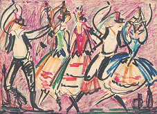 Sibylla Greinerová – Oslava práce - žatevný tanec 