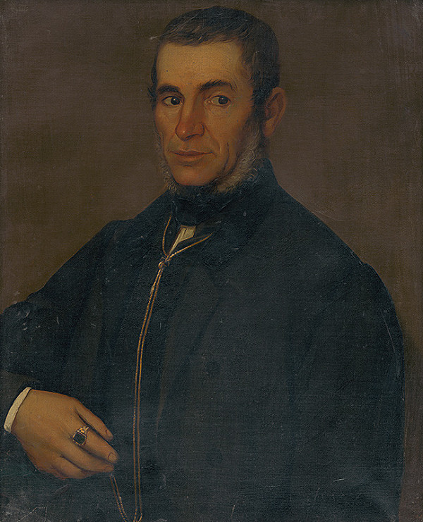 Západoslovenský maliar z polovice 19. storočia – Podobizeň pána Kráľoviča 