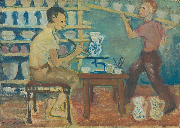 Alina Ferdinandy – V keramickej dielni 