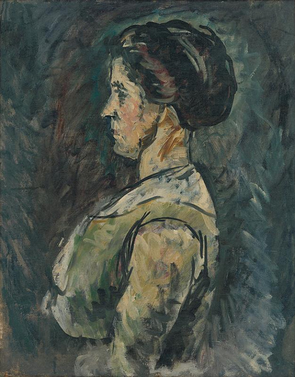 Bertalan Pór – Štúdia ženskej hlavy 