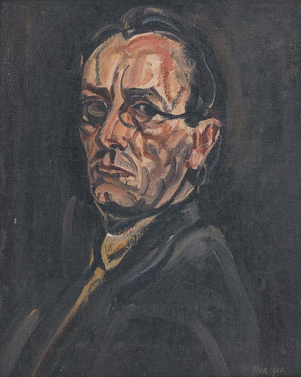 Bertalan Pór – Autoportrét 