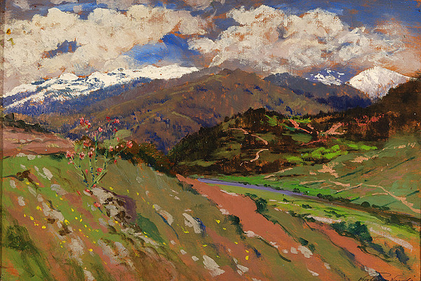 Ferdinand Katona – Landscape by Kraľovany 