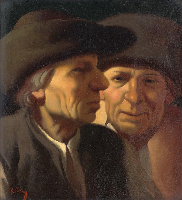 Gejza Salay – Dvaja sedliaci 