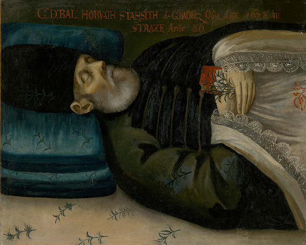 Slovenský maliar z 3. tretiny 18. storočia, Neznámy maliar – Posmrtný portrét B. Horvatha-Stansitha  