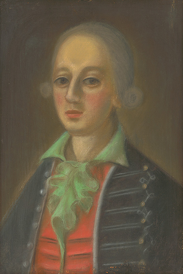 Slovenský maliar z 18. storočia, Neznámy maliar – Podobizeň mladého zemana 